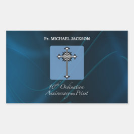 Pegatina Rectangular Personalización, décimo aniversario de la Ordenaci