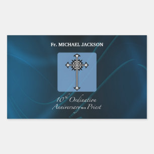 Pegatina Rectangular Personalización, décimo aniversario de la Ordenaci