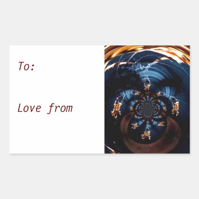 Pegatina Rectangular Personalizado web Spooky Spiders (Anverso)