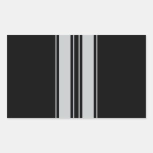 Pegatina Rectangular Personalizar del tecleo para cambiar gris a su