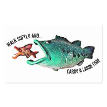 Pescado con actitud del artista Mike Quinn