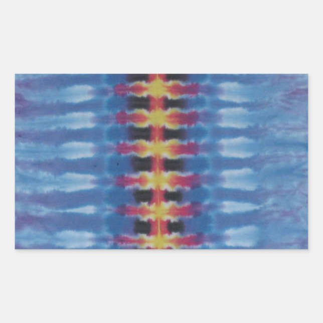 Pegatina Rectangular PhatDyes de tinta de espina dorsal directa (Anverso)