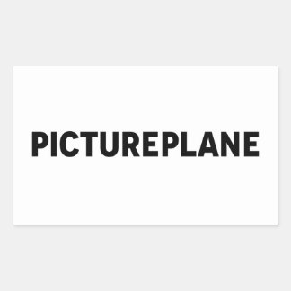 PEGATINA RECTANGULAR PICTUREPLANE - LOGO
