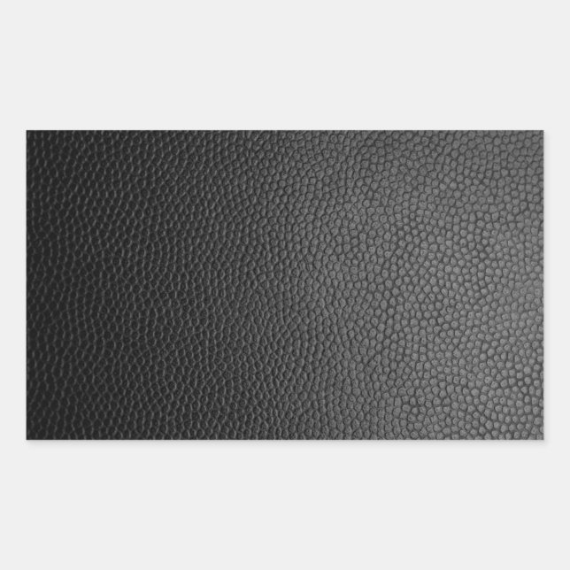 Pegatina Rectangular Piel de serpiente negra (Anverso)
