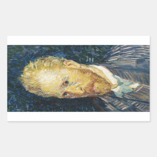 Pegatina Rectangular Pintura de la bella arte de Vincent van Gogh del
