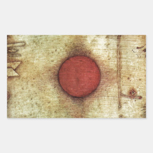 Pegatina Rectangular Pintura de Paul Klee Ad Marginem