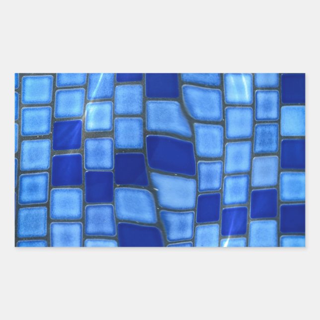 Pegatina Rectangular Piscina (Anverso)