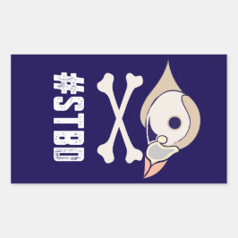 Pegatina Rectangular Pittsburgh Puffins #STBD