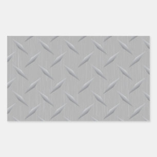 Pegatina Rectangular Placa de diamante Metalizado