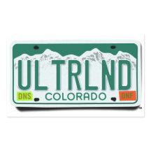 Placa de licencia CO de UltraLandia