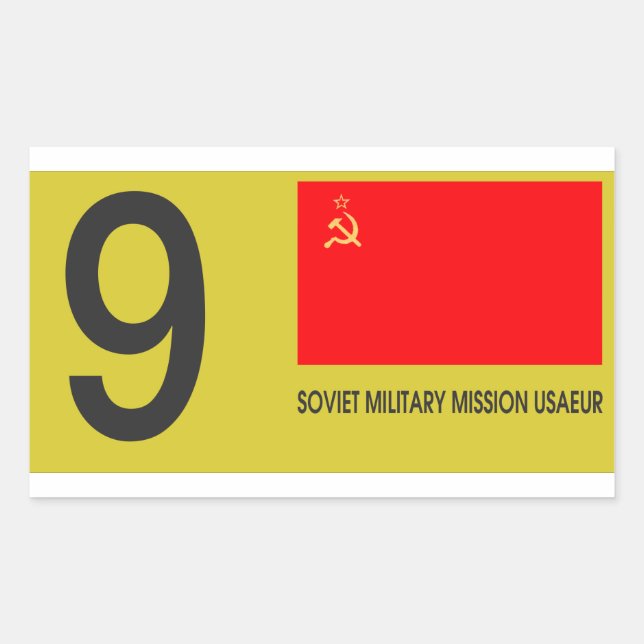 Pegatina Rectangular Placa SOXMIS (Anverso)