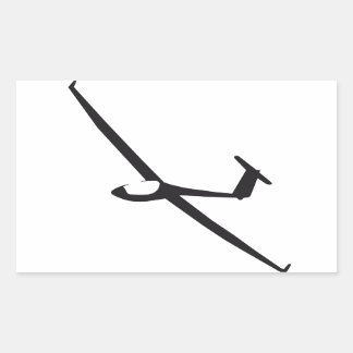 Pegatina Rectangular Planeador