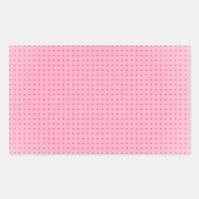 Pegatina Rectangular Plantilla en blanco personalizada rosa Blush de mo (Anverso)