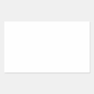 Pegatina Rectangular Plantilla en blanco simple PERSONALIZAR fácil agre