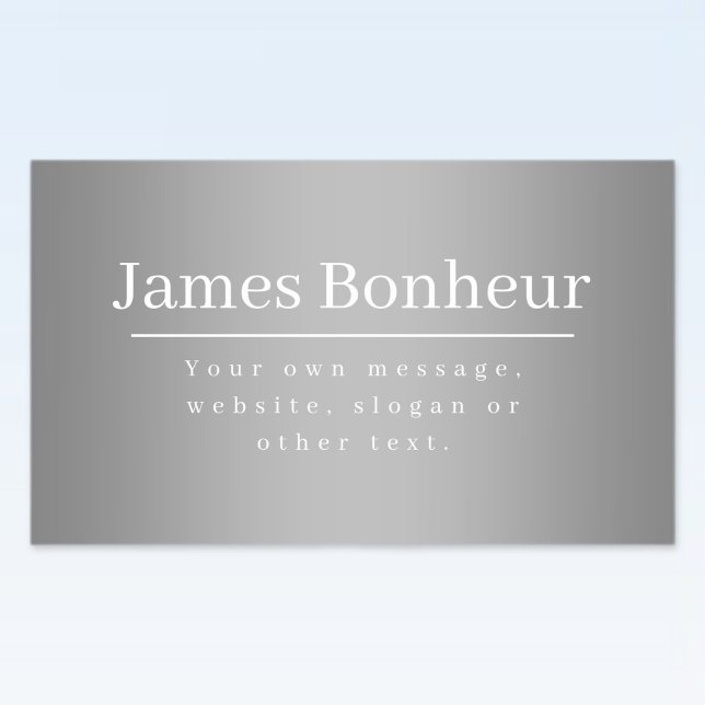 Pegatina Rectangular Plantilla promocional editable para empresas, etc. (Subido por el creador)