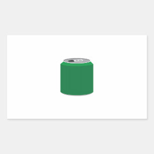 Pegatina Rectangular Poder de soda