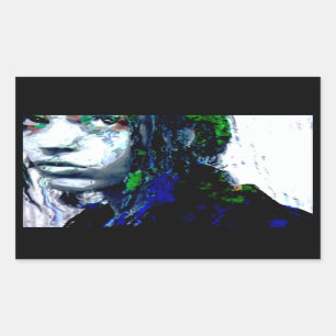 Pegatina Rectangular polaridad : querica