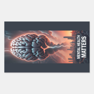 Pegatina Rectangular Postal