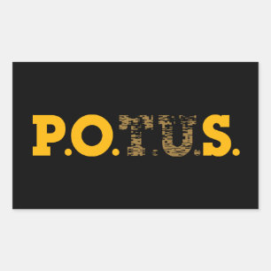 Pegatina Rectangular PPOS se lo pega al oro y bronce de Plutocrat