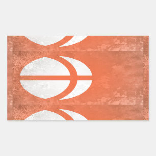 Pegatina Rectangular Prefectura de Nagano