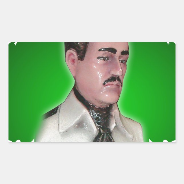 PEGATINA RECTANGULAR PRODUCTOS DEL PERSONALIZABLE DE JESÚS MALVERDE (Anverso)