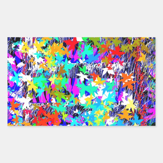 Pegatina Rectangular PROUD Canadian MAPLE (Anverso)