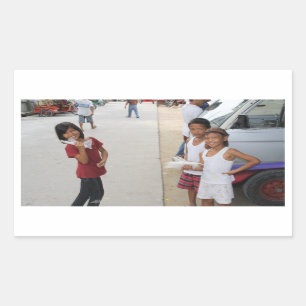 Pegatina Rectangular Proveedores de velas