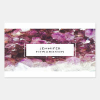 Purple amethyst gemstone crystal profesional