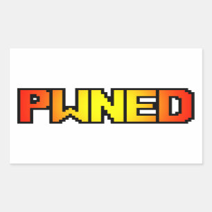 PEGATINA RECTANGULAR PWNED