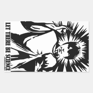 Pegatina Rectangular Que haya ciencia