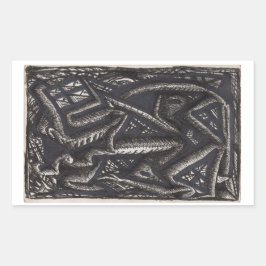 Pegatina Rectangular ¿Qué puede saber... del corazón?