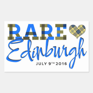 PEGATINA rectangular RARE16