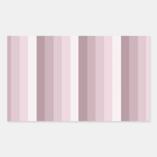 Pegatina Rectangular rayas de sombra de cuarzo Rosa