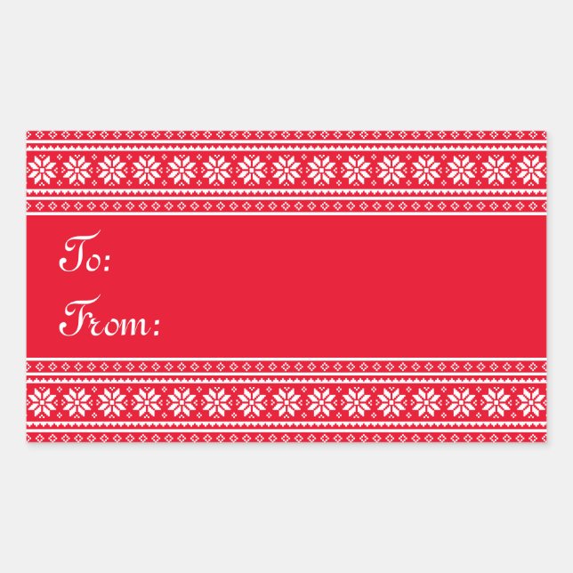 Pegatina Rectangular Rectángulo elegante de los pegatinas de la (Anverso)