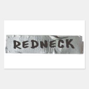 PEGATINA RECTANGULAR REDNECK