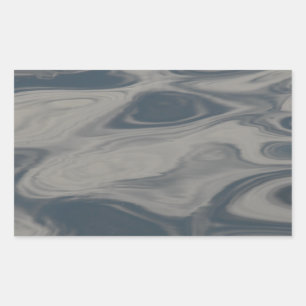 Pegatina Rectangular Reflexiones sobre el agua