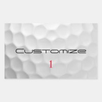 Regalo de Golf Personalizado con Nombre y Número P