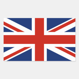 Pegatina Rectangular Reino Unido de Gran Bretaña e Irlanda del Norte