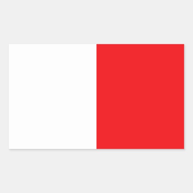 Pegatina Rectangular Reino Unido de Irlanda del Norte (Anverso)