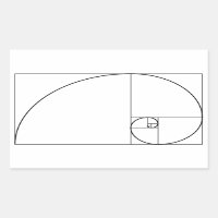 Relación de oro espiral fibonacci