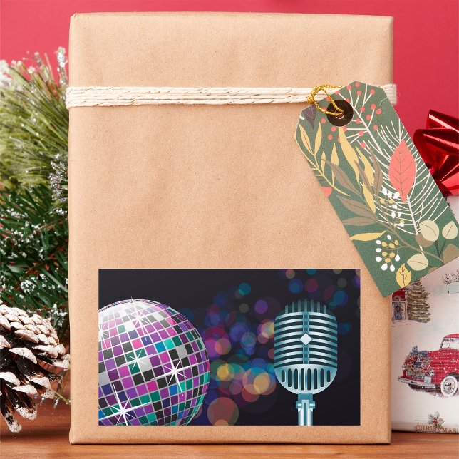 Pegatina Rectangular Rendimiento de disco (Subido por el creador)