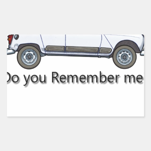 Pegatina Rectangular renombre 4 (Anverso)