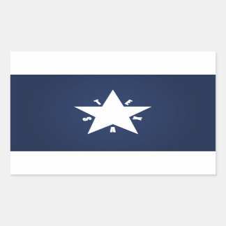 Pegatina Rectangular República de Texas
