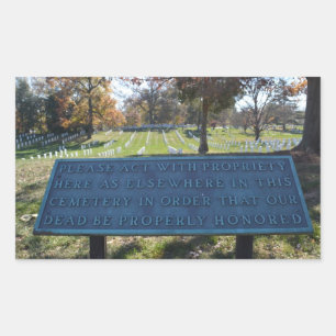 Pegatina Rectangular Respeto Rótulo