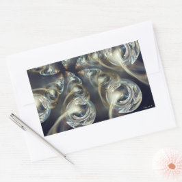 Pegatina Rectangular Resumen de principiantes