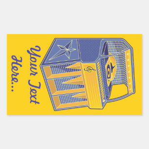 Pegatina Rectangular Retro Jukebox