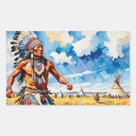 PEGATINA RECTANGULAR REUNIÓN EN LOS LÍNEAS 2