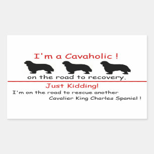 Pegatina Rectangular Rey arrogante Charles Sticker de Cavaholic