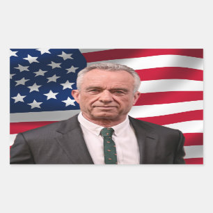 Pegatina Rectangular RFK para la presidencia 2024