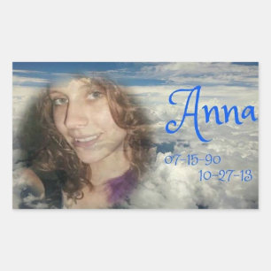 Pegatina Rectangular rip ANNA